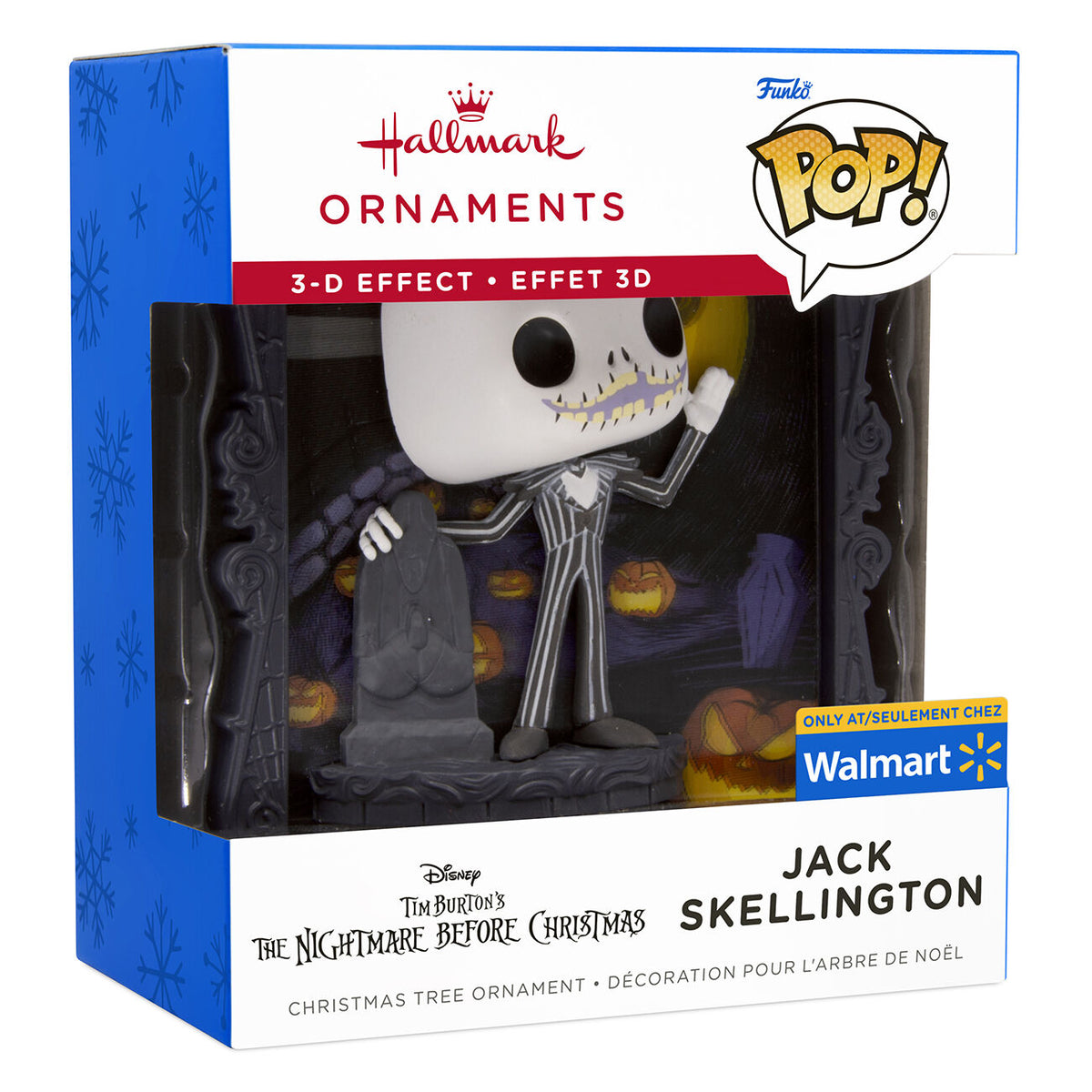 Jack Skellington 3-D Ornament - US 6713