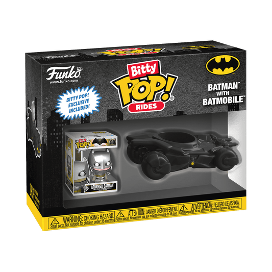 Bitty Pop! Rides Batman with Batmobile - US 9811
