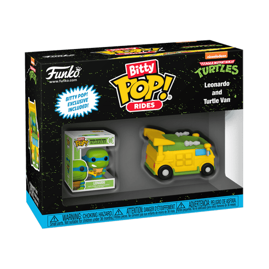 Bitty Pop! Rides Leonardo and Turtle Van - US 7732