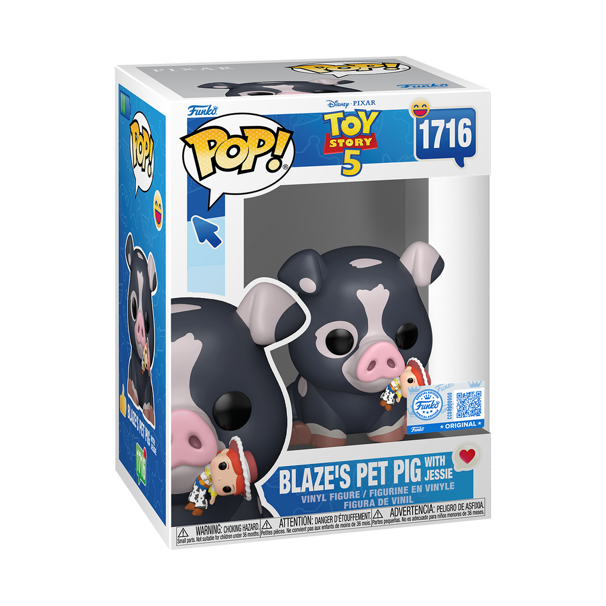Pop! Blaze's Pet Pig with Jessie (Toy Story 5) - US 2785