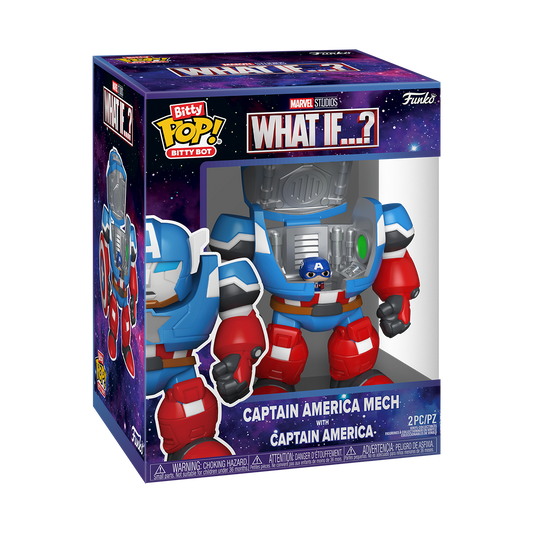 Bitty Pop! Bitty Bot Captain America Mech with Captain America - US 8305