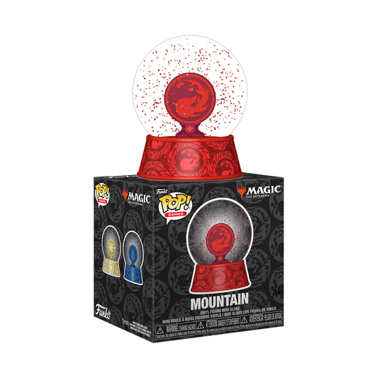 Magic The Gathering Mountain Mini Glitter Globe - US 8313