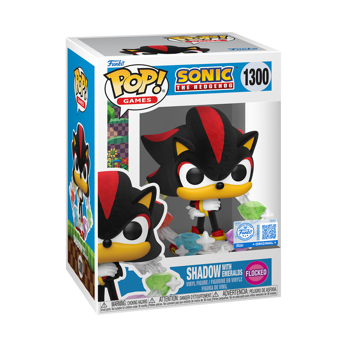 Pop! Shadow with Emeralds (Flocked) - US 9422