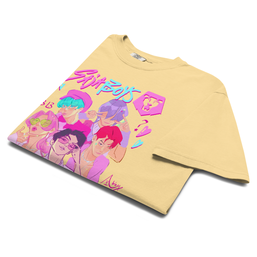 KPop Demon Hunters Saja Boys Lineup Tee - US 1471