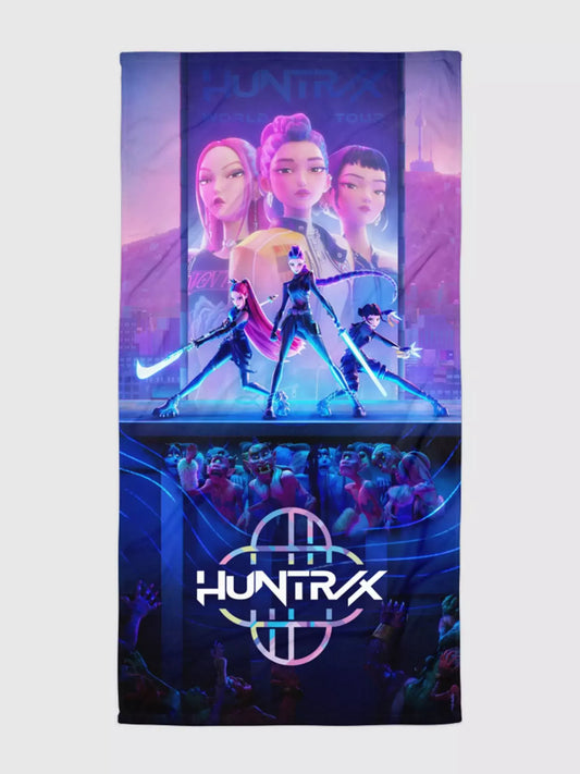 KPop Demon Hunters Movie Poster Beach Towel - US 4403