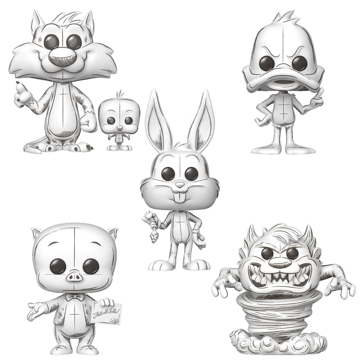 Looney Tunes Sketched Deco Bundle - US 2525