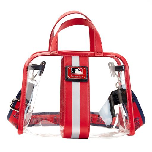 MLB LA Angels Clear Tote Crossbody Stadium Bag with Pouch - US 2989