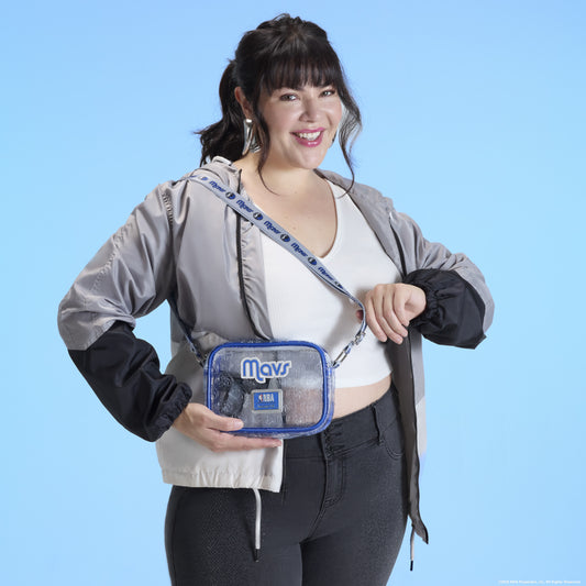 NBA Dallas Mavericks Clear Crossbody Stadium Bag - US 6434