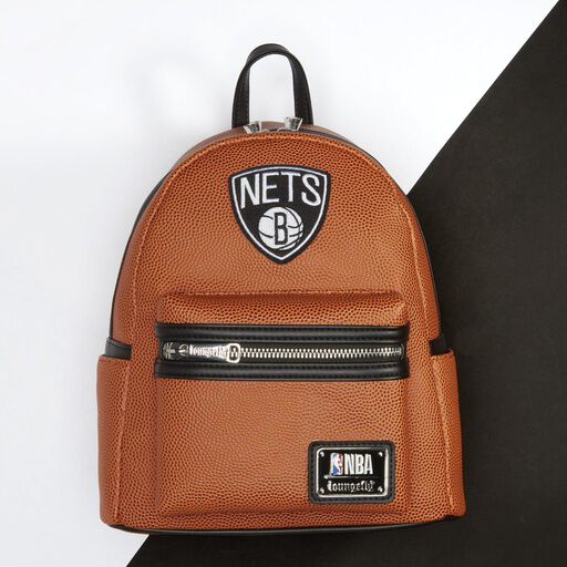 NBA Brooklyn Nets Basketball Logo Mini Backpack - US 3003