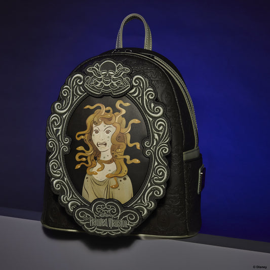 The Haunted Mansion Exclusive Medusa Portrait Light-Up Glow Mini Backpack - US 7588