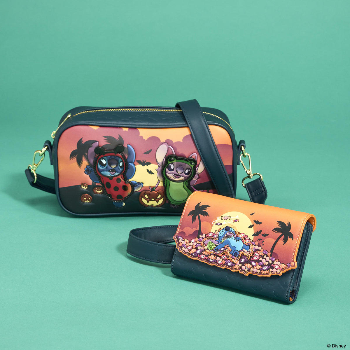 Stitch & Angel Halloween Costumes Crossbody Bag - US 0144