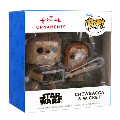 Chewbacca & Wicket Ornament - US 5560
