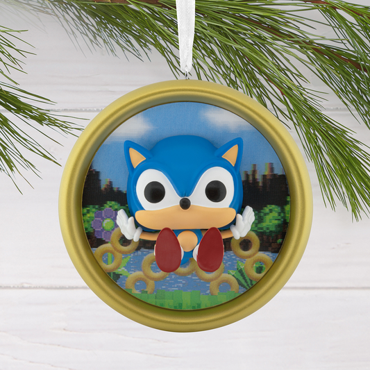 Sonic 3-D Ornament - US 8380