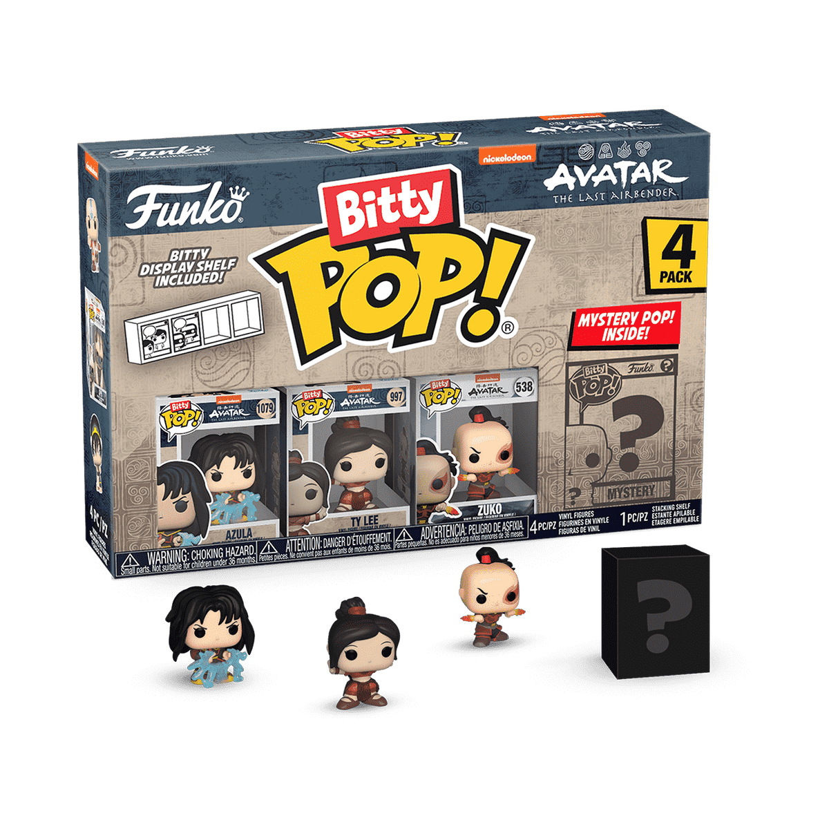 Bitty Pop! Avatar The Last Airbender 4-Pack Series 2 - US 5664
