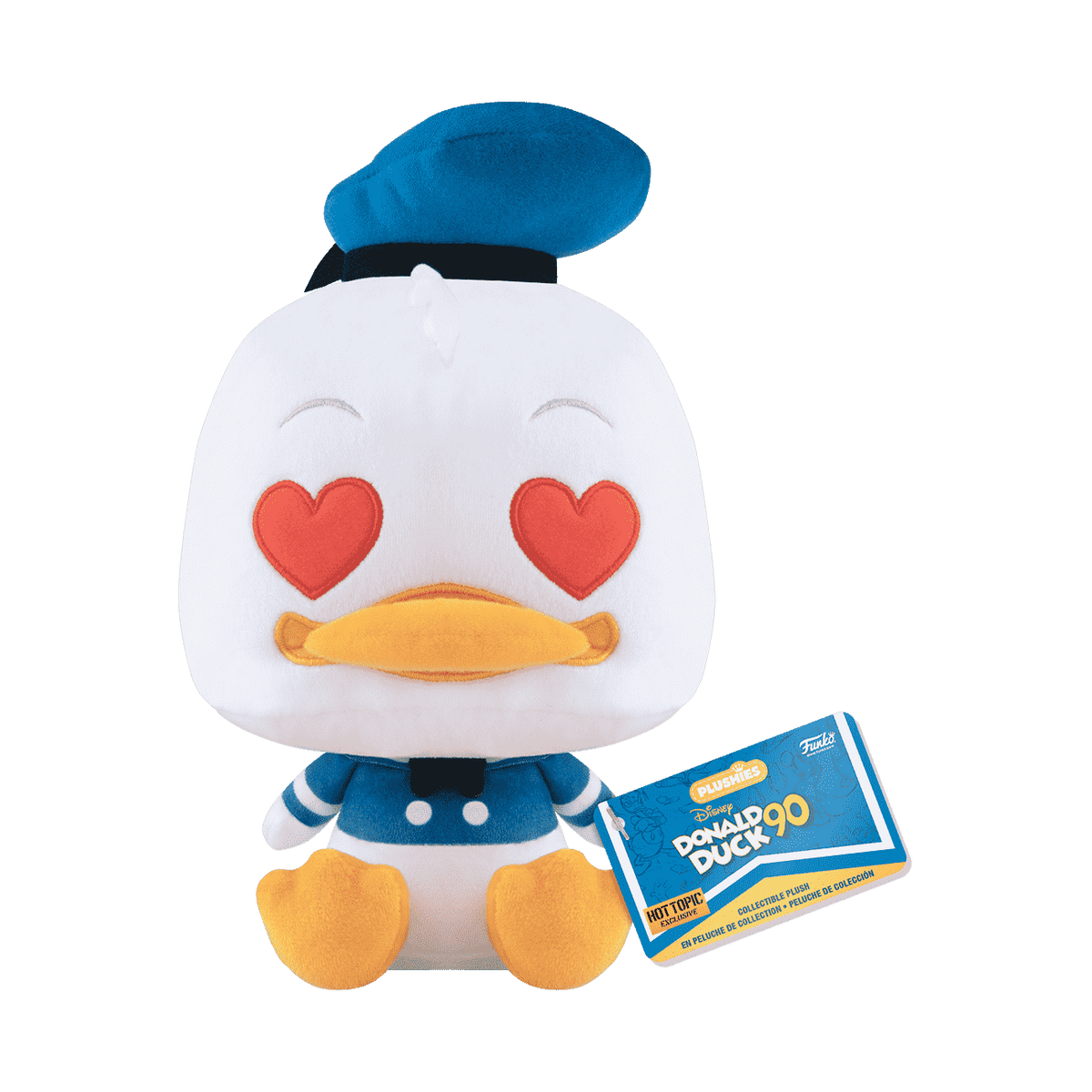 Donald Duck with Heart Eyes Plush - US 6058