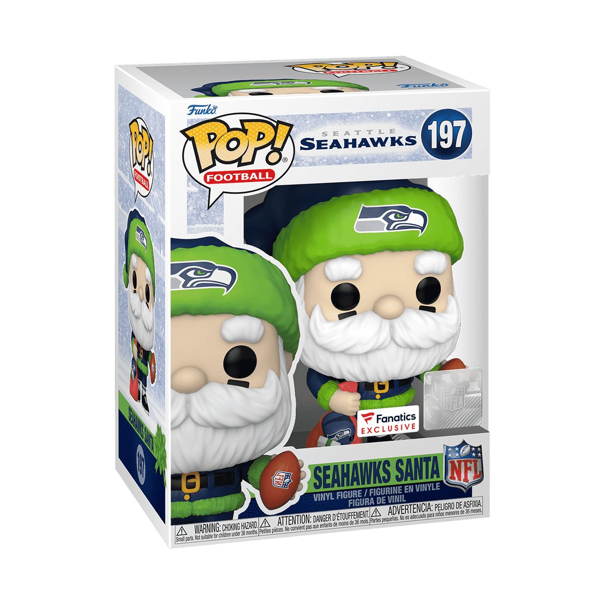 Pop! Seahawks Santa - US 9975