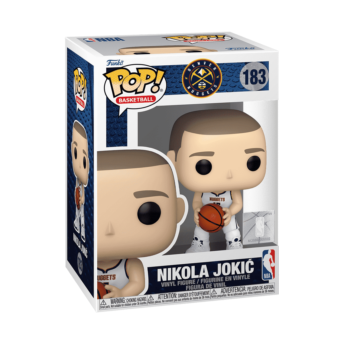 Pop! Nikola Jokić (White Denver Nuggets Jersey) - US 4182