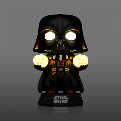 Pop! Super Light Up Darth Vader Holding Jack-O-Lanterns - US 9158