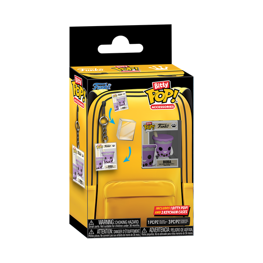Bitty Pop! Accessories Keychain Cases 4-Pack - US 9530
