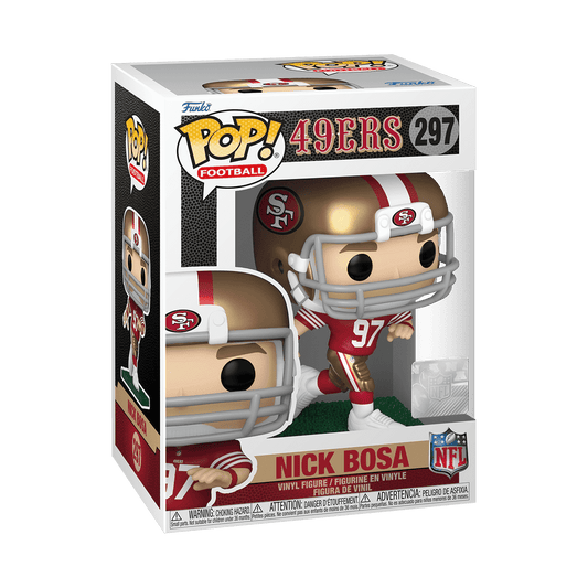 Pop! Nick Bosa (Running) (Red & Gold Uniform) - US 5026