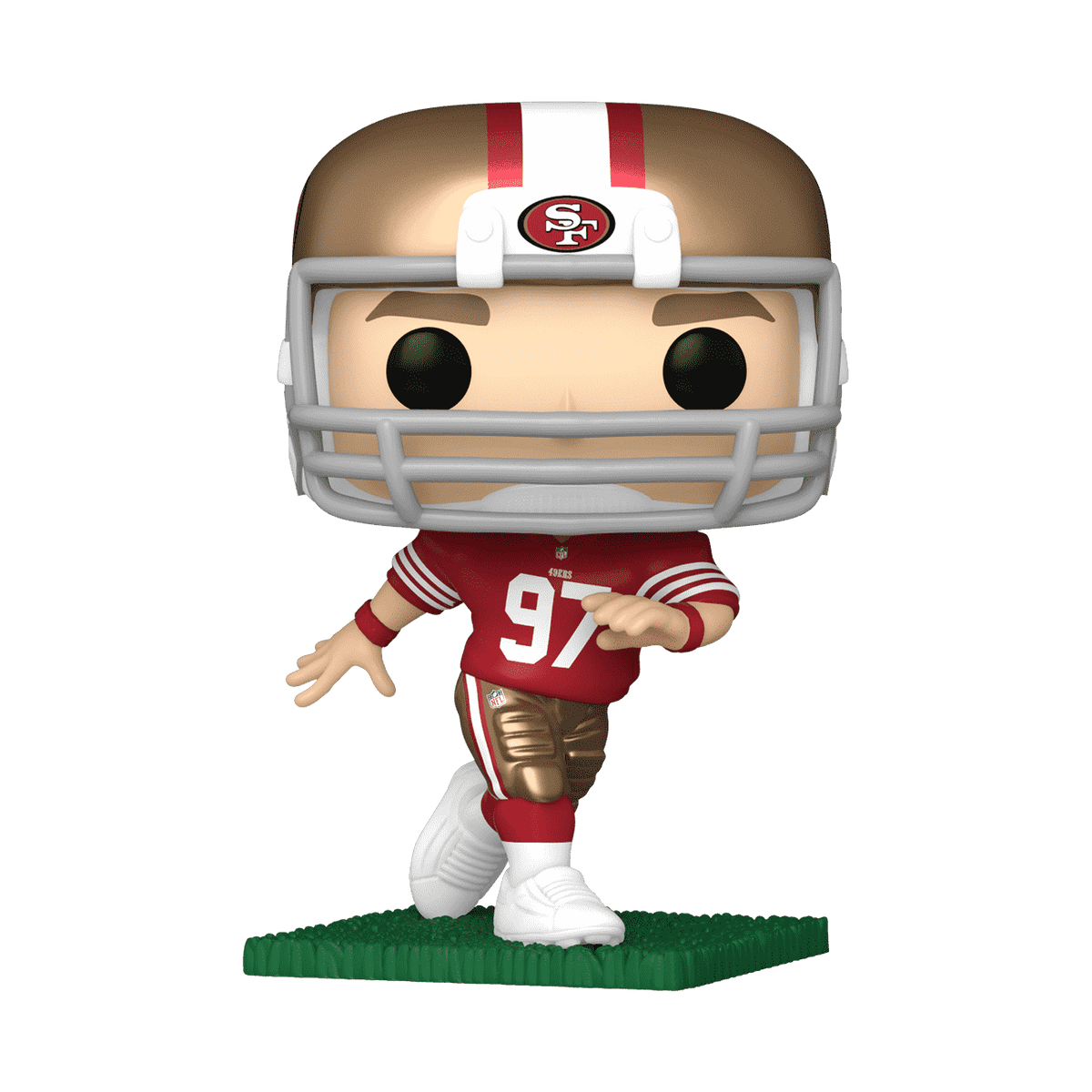 Pop! Nick Bosa (Running) (Red & Gold Uniform) - US 5026