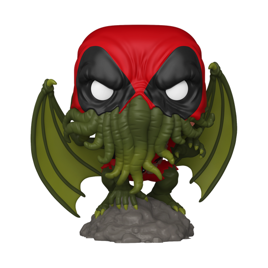 Pop! Plus Deadpool as Cthulhu (Glow) with Pop! Protector - US 0942