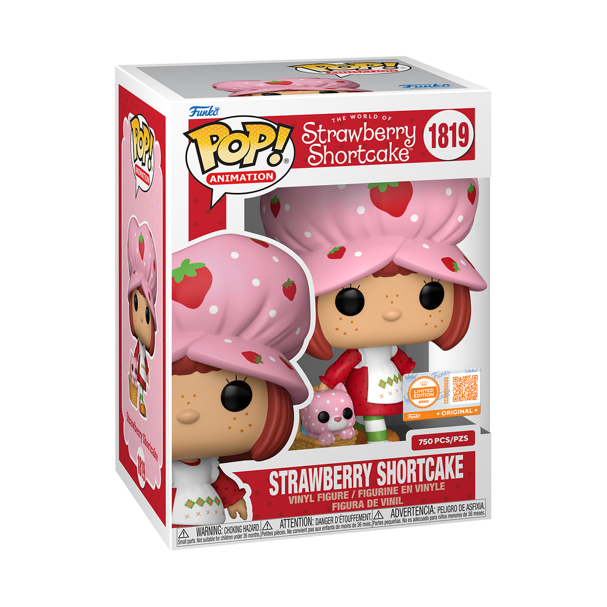 Pop! Strawberry Shortcake with Custard with Pop! Protector - US 6423