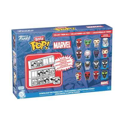 Bitty Pop! Spider-Man 4-Pack Series 2 - US 3284