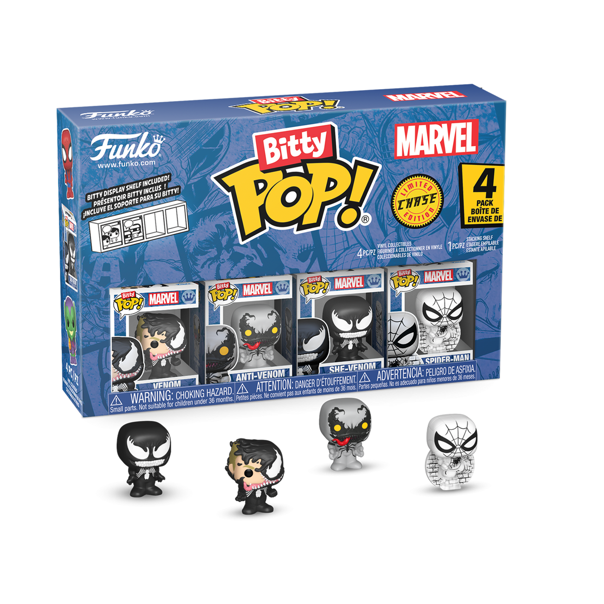 Bitty Pop! Spider-Man 4-Pack Series 3 - US 4796