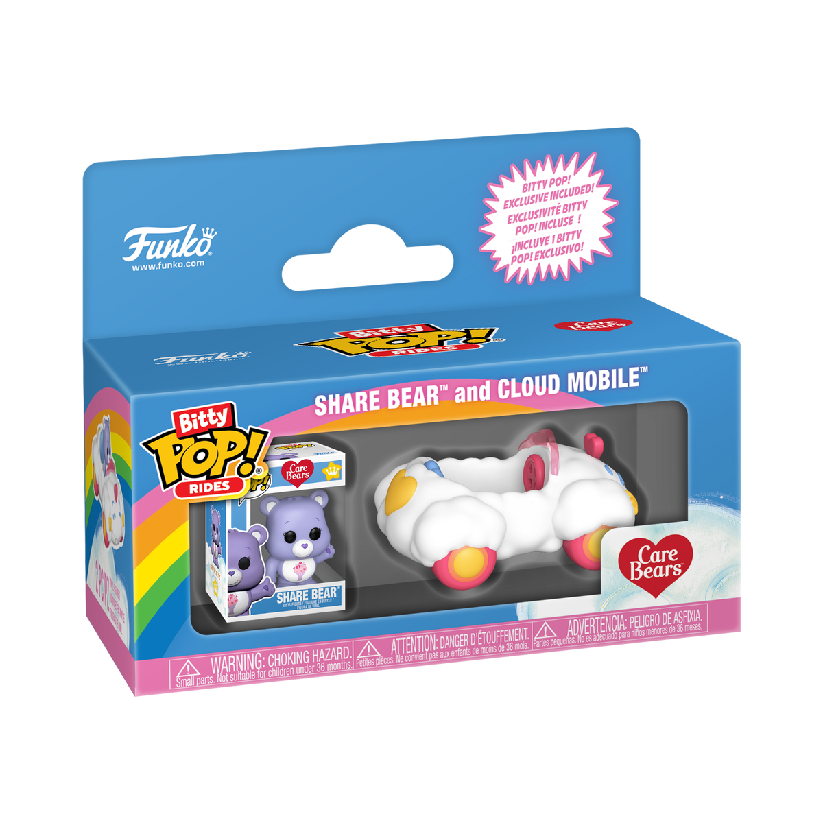 Bitty Pop! Rides Share Bear and Cloud Mobile - US 8285