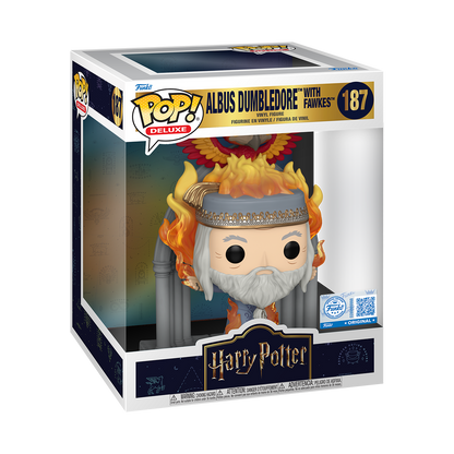 Pop! Deluxe Albus Dumbledore with Fawkes - US 7336