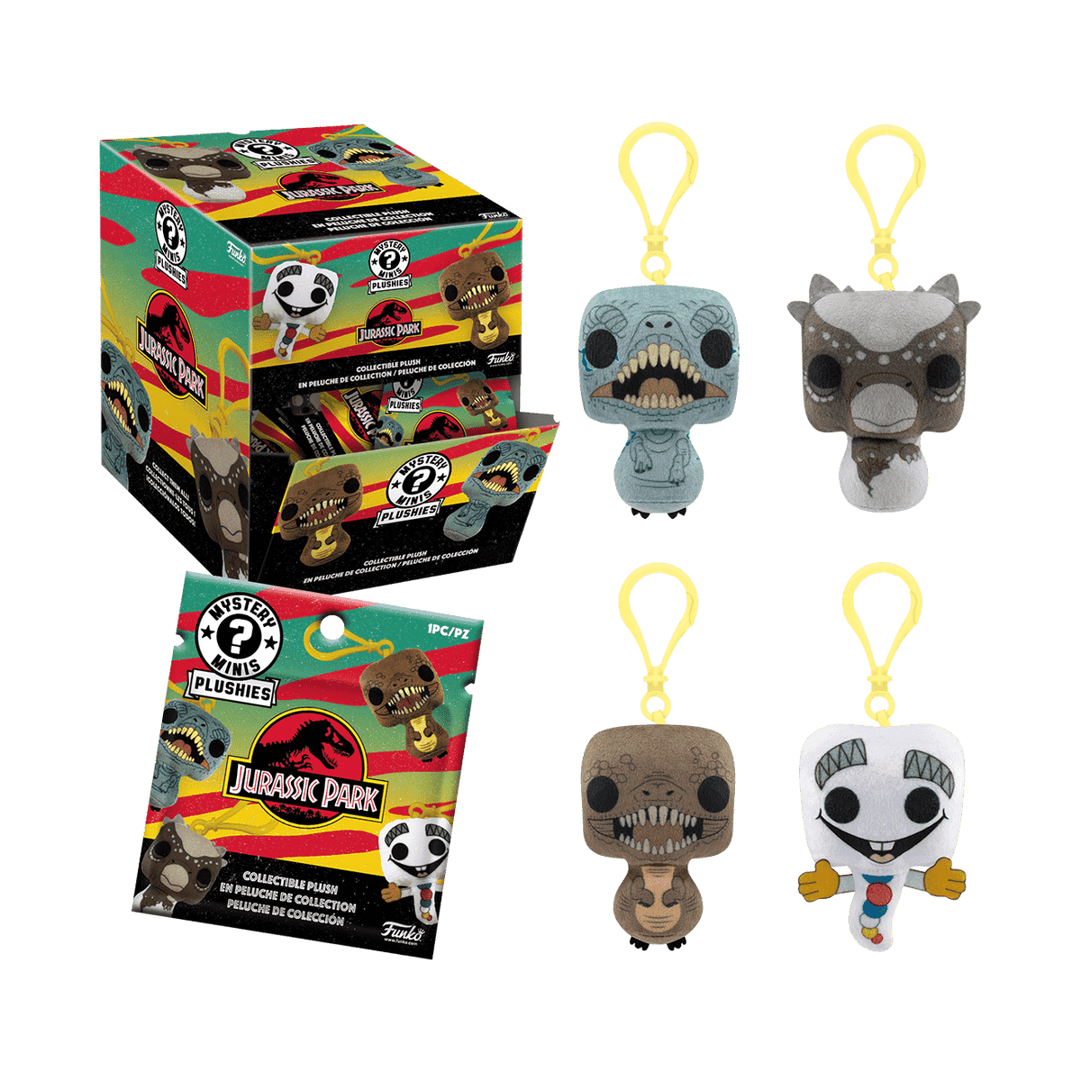 Jurassic Park Plush Keychain Mystery Minis - US 4492