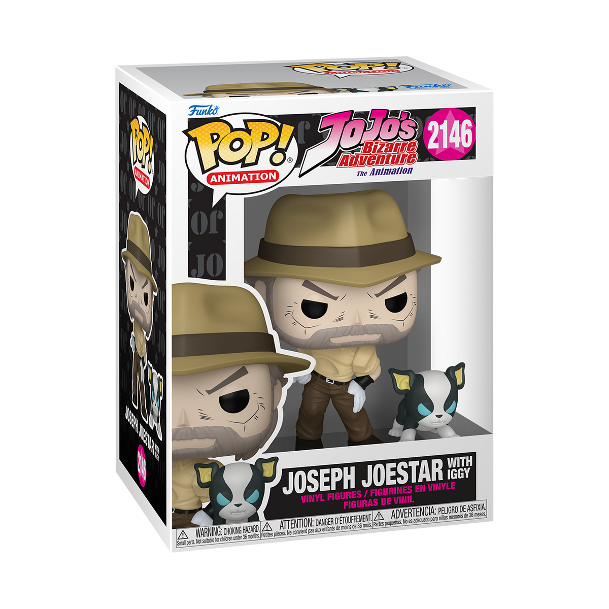 Pop! & Buddy Joseph Joestar with Iggy - US 6771