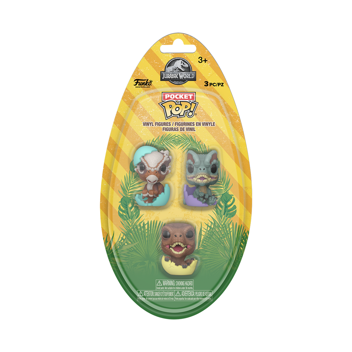 Pocket Pop! Jurassic World Hatchling 3-Pack - US 4546