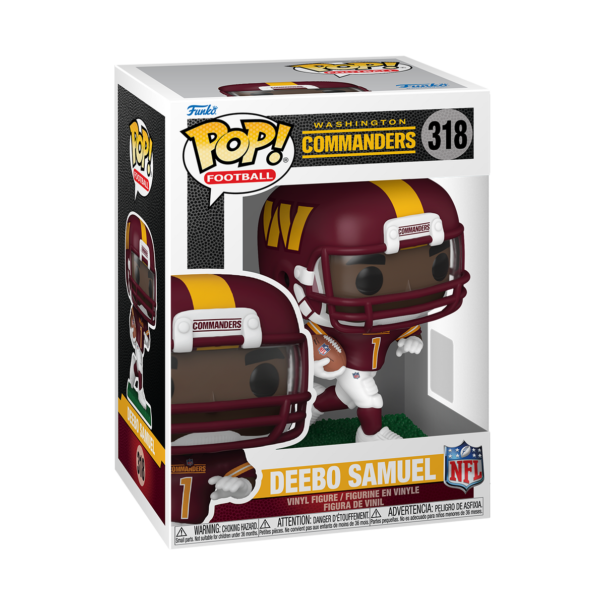 Pop! Deebo Samuel (Burgundy & White Uniform) - US 0036