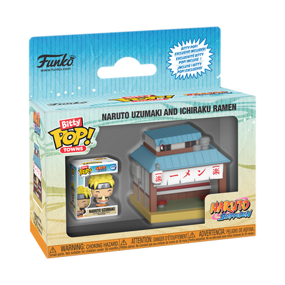Bitty Pop! Towns Naruto Uzumaki and Ichiraku Ramen - US 3251