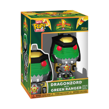 Bitty Pop! Bitty Bot Dragonzord with Green Ranger - US 2001