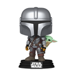 Pop! The Mandalorian with Grogu (On Back) - US 3499