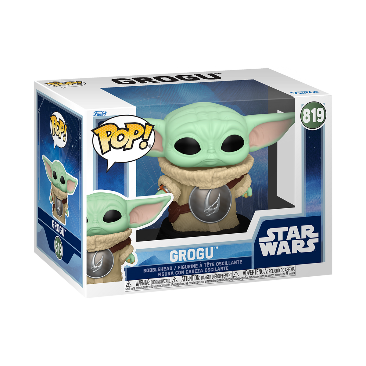 Pop! Grogu with Mudhorn Chest Armor - US 5734