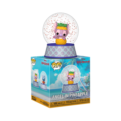 Angel in Pineapple Mini Glitter Globe - US 2734