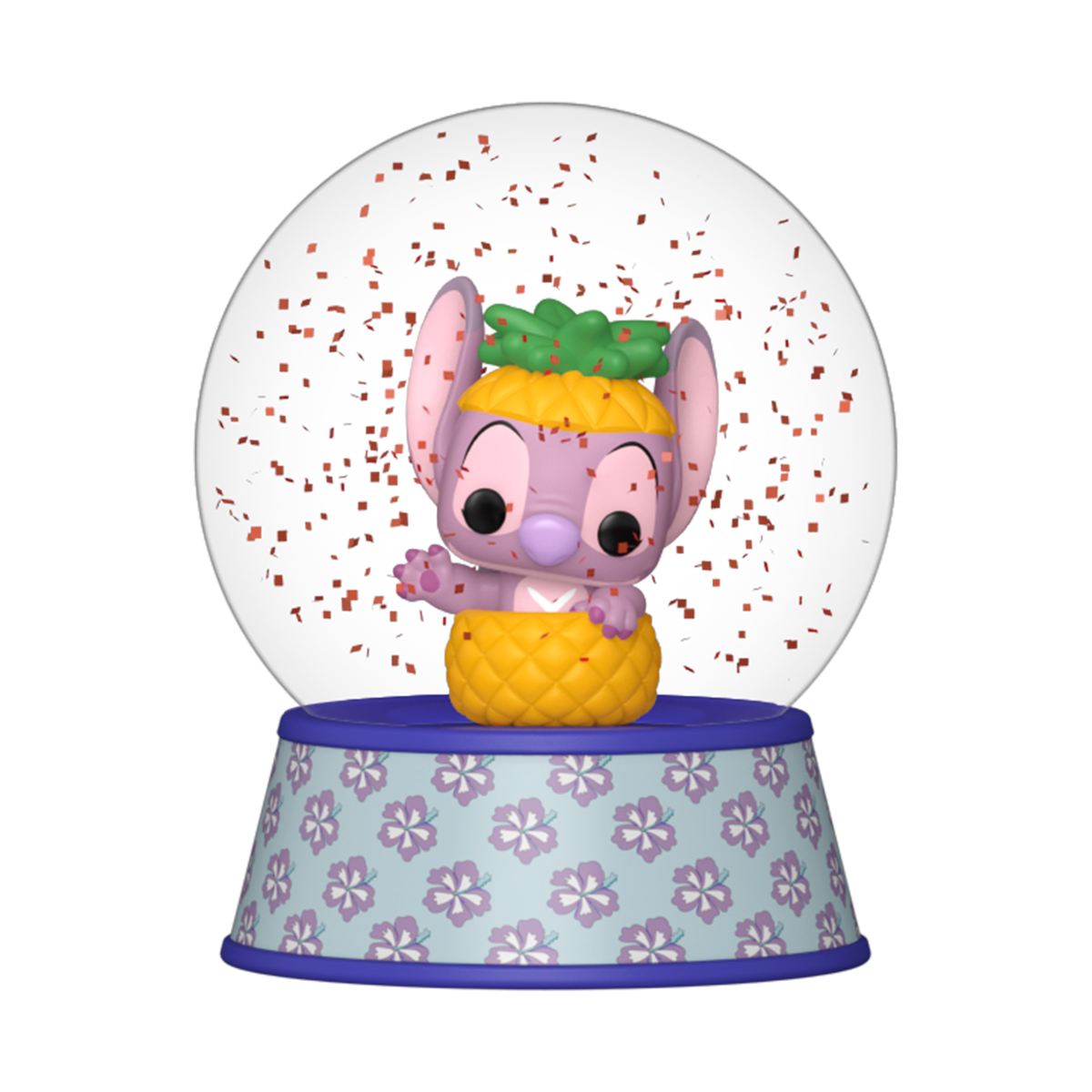 Angel in Pineapple Mini Glitter Globe - US 2734