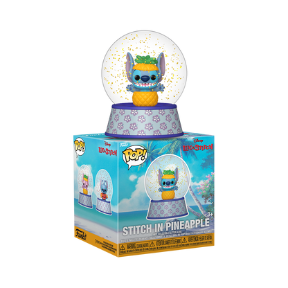 Stitch in Pineapple Mini Glitter Globe - US 4227