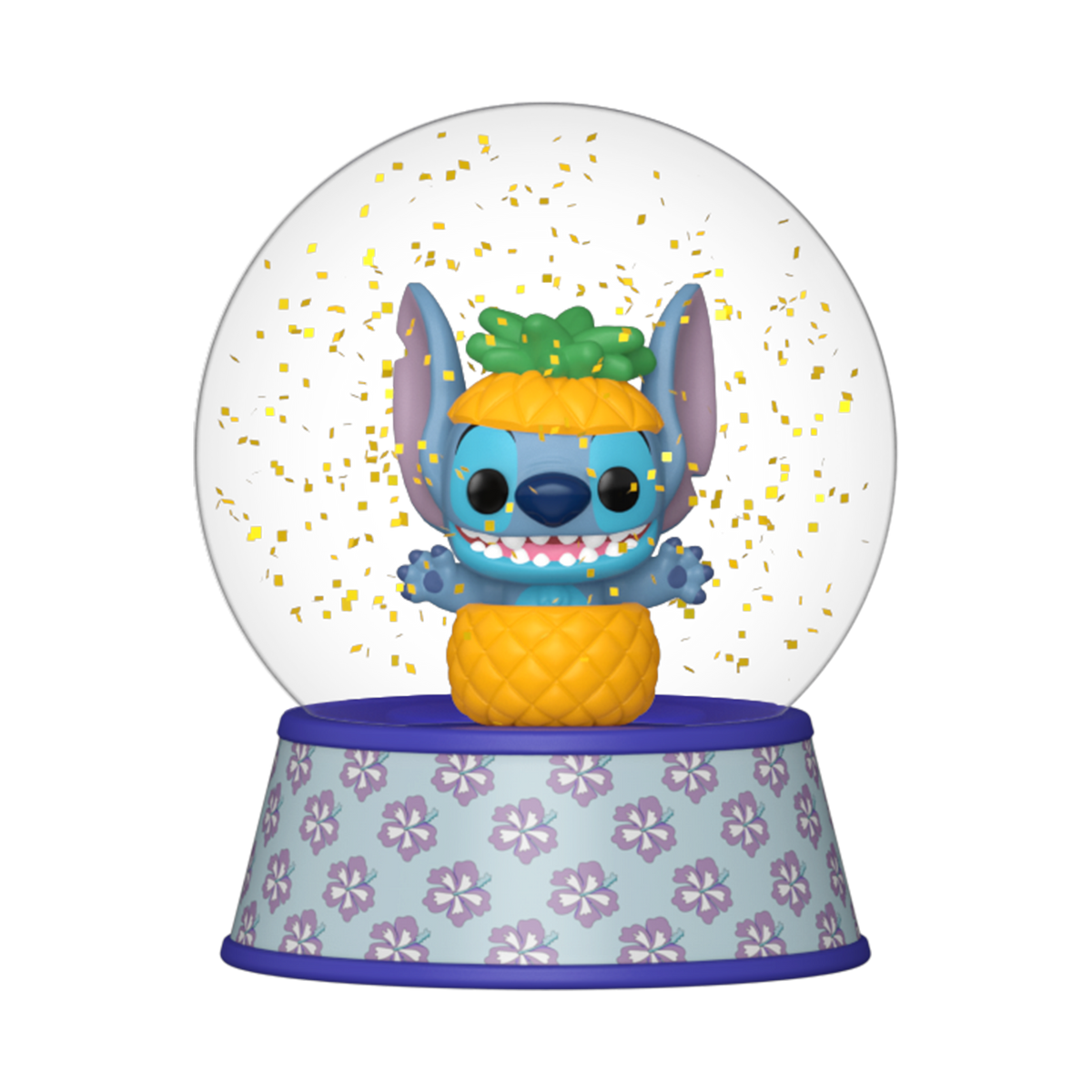 Stitch in Pineapple Mini Glitter Globe - US 4227