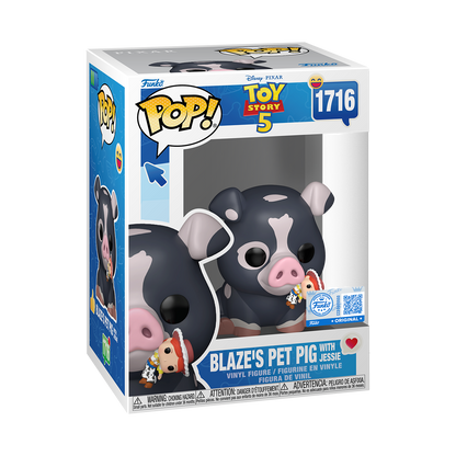 Pop! Blaze's Pet Pig with Jessie (Toy Story 5) - US 2785