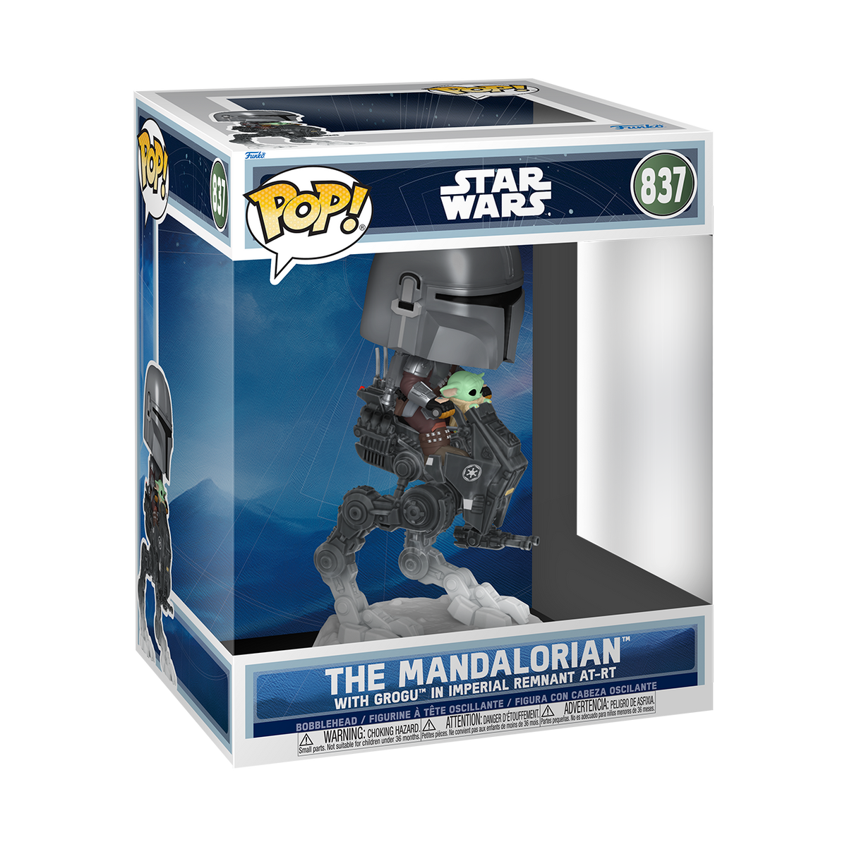 Pop! Rides Deluxe The Mandalorian with Grogu in Imperial Remnant AT-RT - US 1791