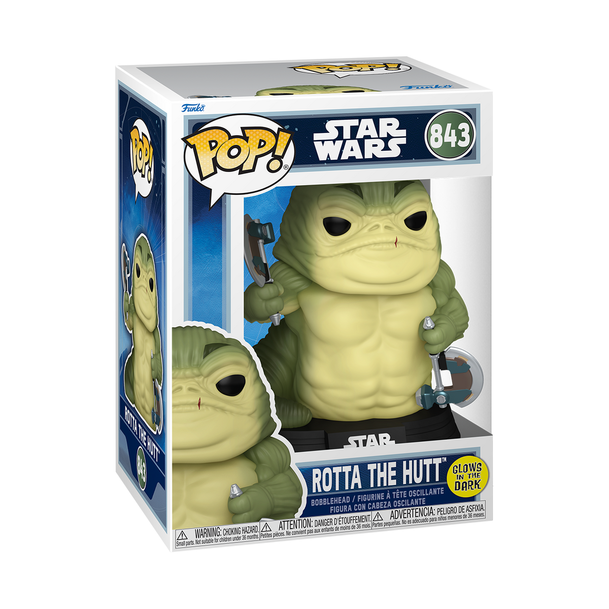 Pop! Rotta the Hutt (Glow) - US 2637