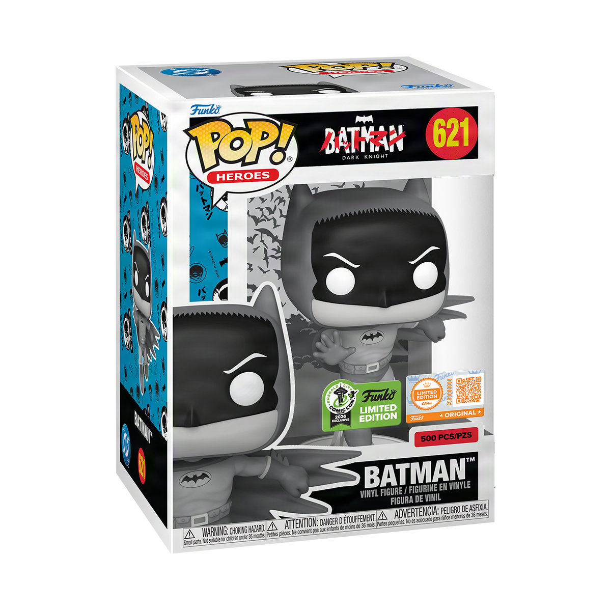 Pop! Batman (Bat-Manga! Black and White) with Pop! Protector - US 9037