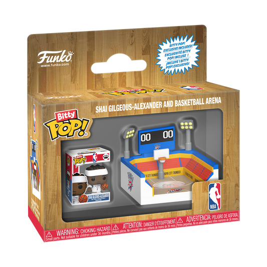 Bitty Pop! Towns Shai Gilgeous-Alexander & Basketball Arena - US 9979