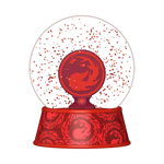 Magic The Gathering Mountain Mini Glitter Globe - US 8313