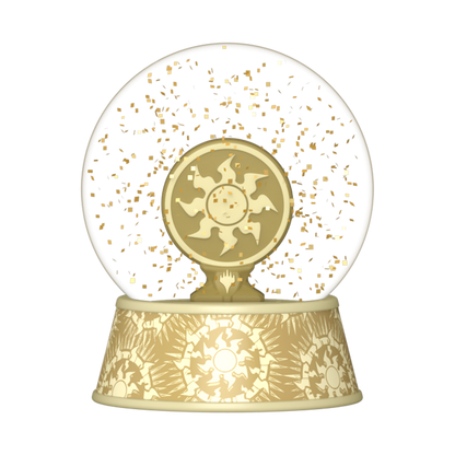 Magic The Gathering Plains Mini Glitter Globe - US 7309
